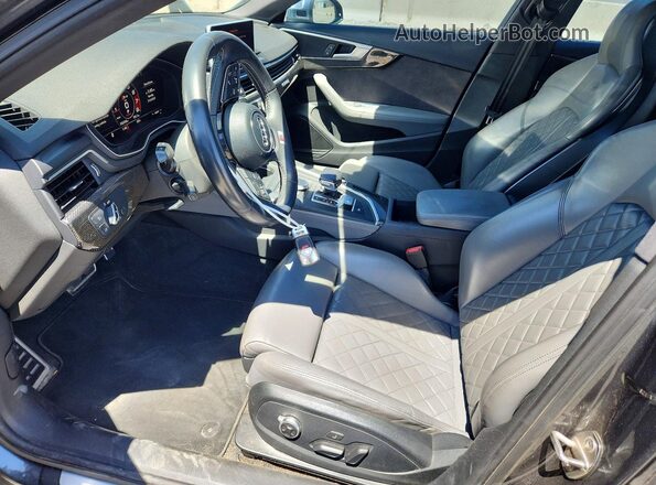 WAUB4AF4XJA002487 2018 AUDI S4 Gray წინა სალონის ხედი