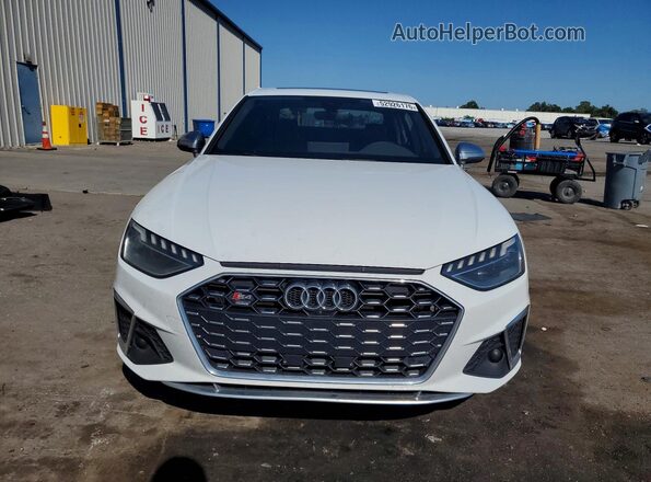 WAUB4AF4XMA040788 2021 AUDI S4 White წინა ხედი
