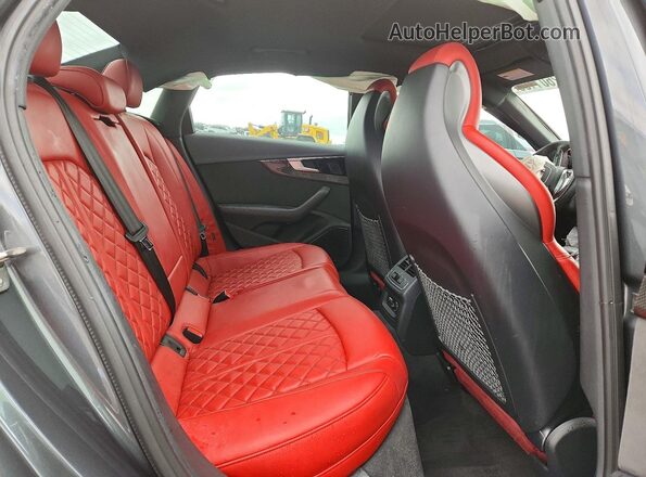 WAUB4BF46MA068142 2021 AUDI S4 Gray Rear seats view