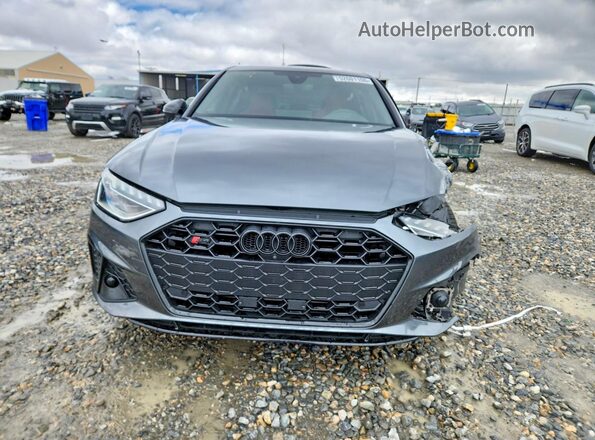 WAUB4BF46MA068142 2021 AUDI S4 Gray Front view