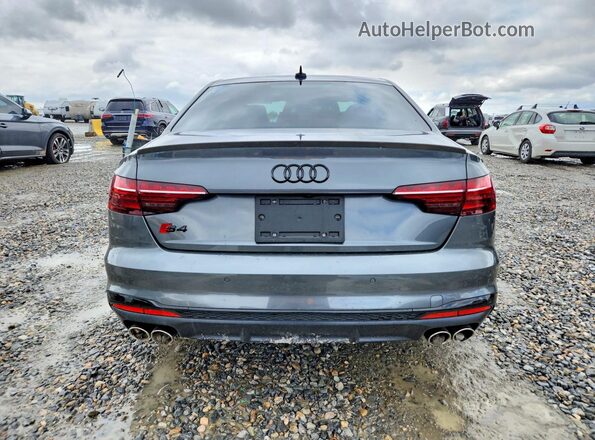 WAUB4BF46MA068142 2021 AUDI S4 Gray Rear view