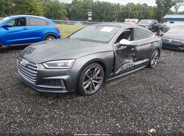 WAUB4CF51JA025211 2018 AUDI S5 Gray Przód lewy