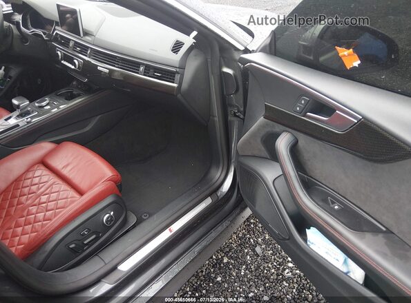 WAUB4CF51JA025211 2018 AUDI S5 Gray Widok wnętrza z przodu