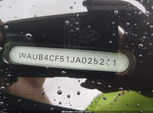 WAUB4CF51JA025211 2018 AUDI S5 Gray Widok komory silnika