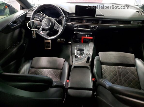 WAUB4CF52JA083988 2018 AUDI S5 Blue Dashboard view