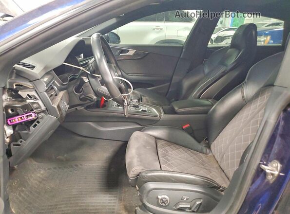 WAUB4CF52JA083988 2018 AUDI S5 Blue Front interior view