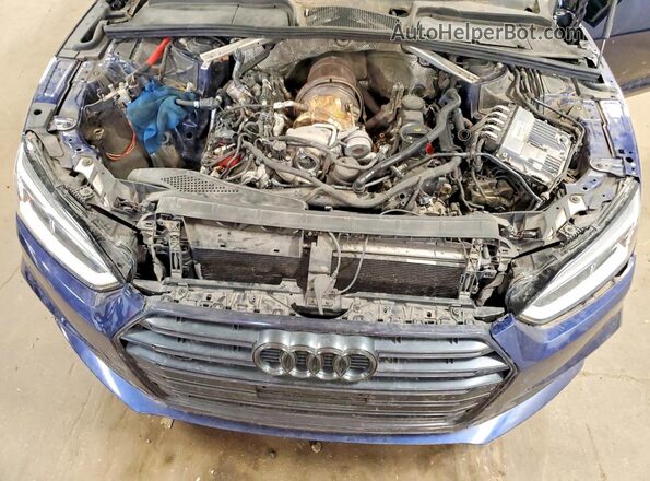 WAUB4CF52JA083988 2018 AUDI S5 Blue Rear interior view