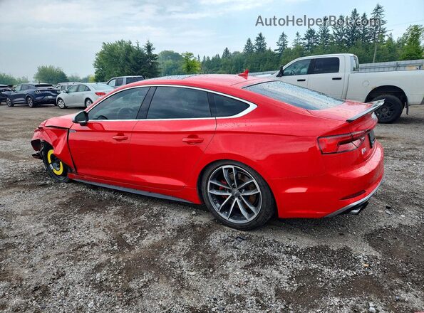 WAUB4CF53JA005235 2018 AUDI S5 Red Tył lewy