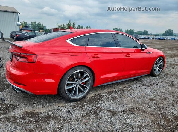 WAUB4CF53JA005235 2018 AUDI S5 Red Tył prawy