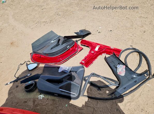 WAUB4CF53KA052122 2019 AUDI S5 Red ძრავის განყოფილების ხედი