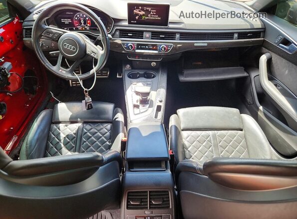 WAUB4CF53KA052122 2019 AUDI S5 Red წინა პანელის ხედი