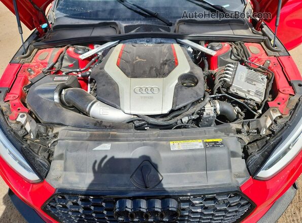 WAUB4CF53KA052122 2019 AUDI S5 Red უკანა სალონის ხედი
