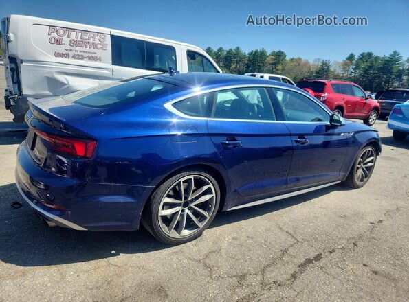 WAUB4CF54JA080896 2018 AUDI S5 Blue Trasero derecho