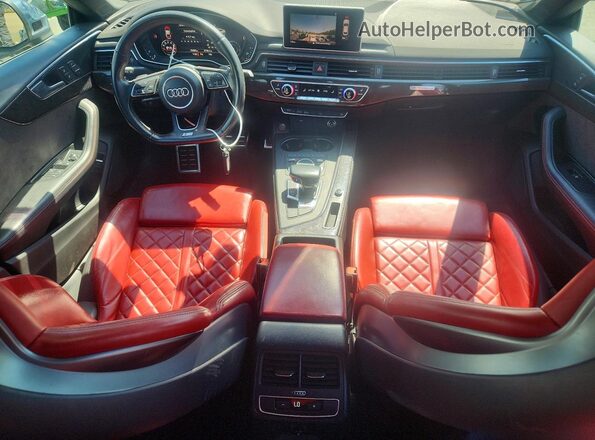 WAUB4CF54JA080896 2018 AUDI S5 Blue Vista del salpicadero