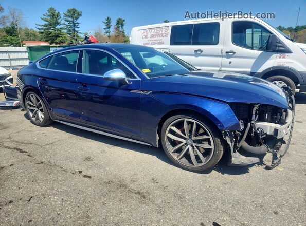 WAUB4CF54JA080896 2018 AUDI S5 Blue Delantero derecho
