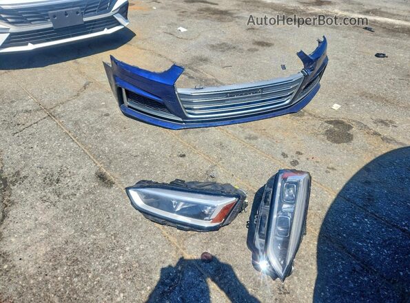 WAUB4CF54JA080896 2018 AUDI S5 Blue Vista del compartimento del motor