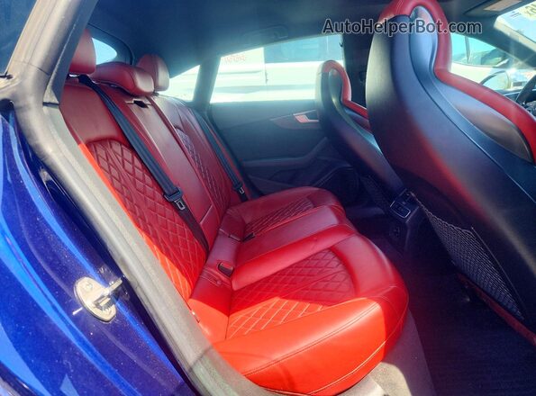 WAUB4CF54JA080896 2018 AUDI S5 Blue Vista de los asientos traseros