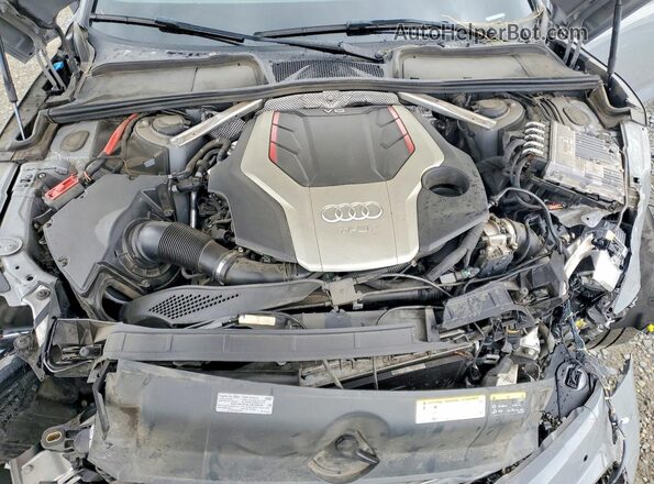 WAUB4CF54KA051982 2019 AUDI S5 Gray უკანა სალონის ხედი