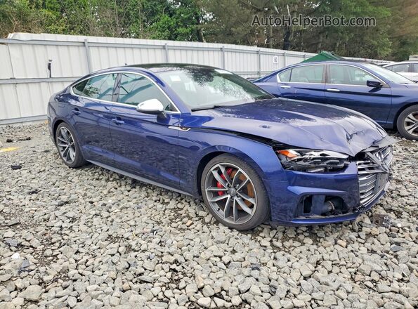 WAUB4CF54KA078146 2019 AUDI S5 Blue Передня права чверть