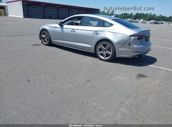WAUB4CF56JA126812 2018 AUDI S5 Silver Trasero izquierdo