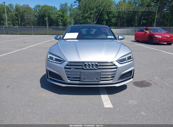 WAUB4CF56JA126812 2018 AUDI S5 Silver Vista del cuadro de instrumentos