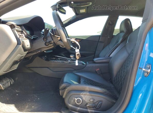 WAUB4CF58LA004360 2020 AUDI S5 Blue წინა სალონის ხედი