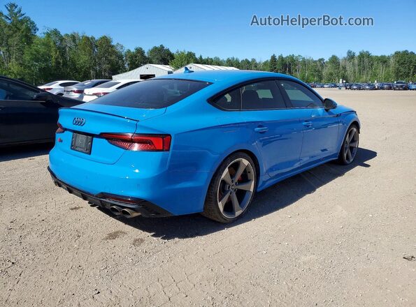 WAUB4CF58LA004360 2020 AUDI S5 Blue უკანა მარჯვენა