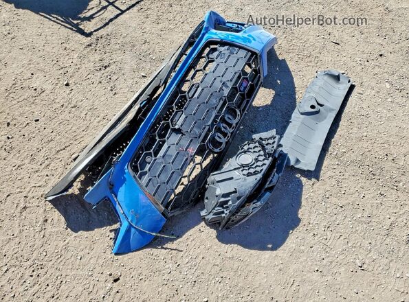 WAUB4CF58LA004360 2020 AUDI S5 Blue ძრავის განყოფილების ხედი