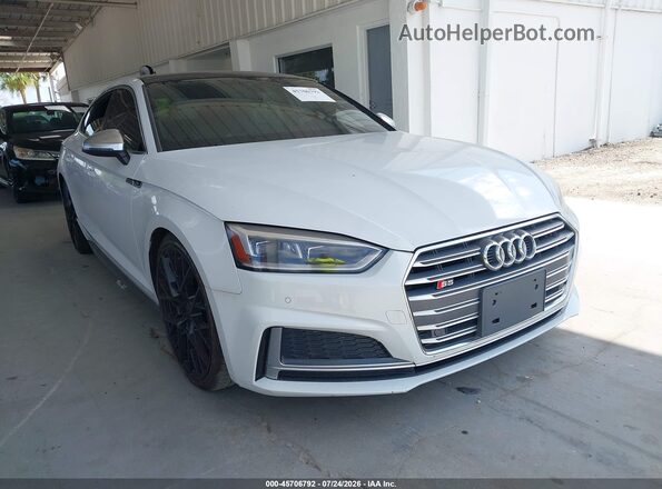 WAUB4CF59JA030219 2018 AUDI S5 White Вид спереду
