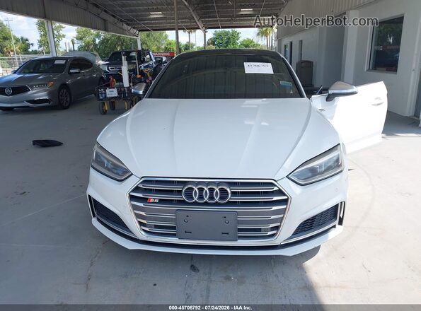 WAUB4CF59JA030219 2018 AUDI S5 White Вид щитка приладів