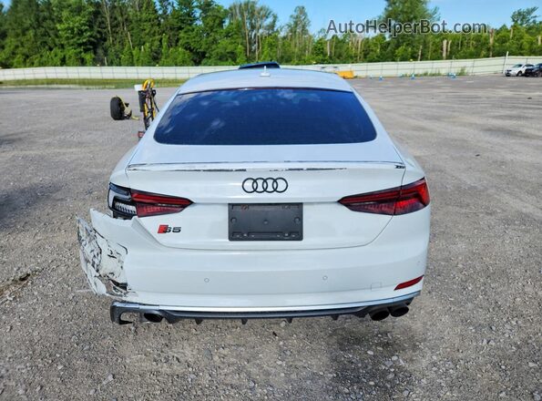 WAUB4CF59JA135391 2018 AUDI S5 White უკანა ხედი