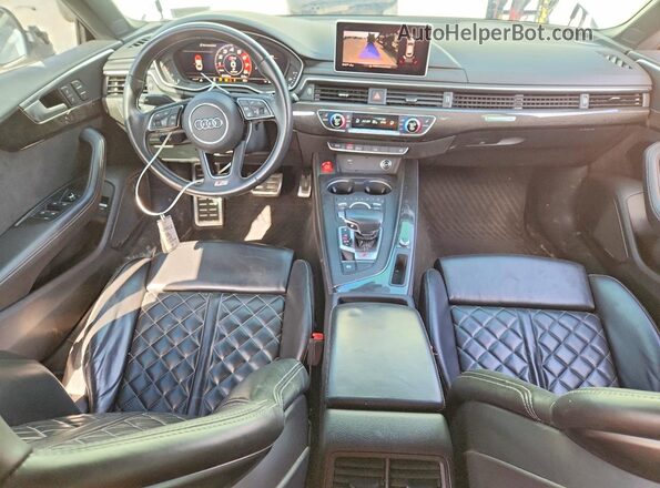 WAUB4CF59JA135391 2018 AUDI S5 White წინა პანელის ხედი