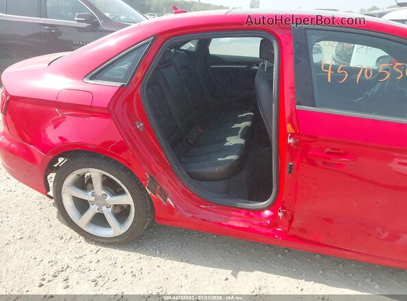 WAUB8GFF0G1048900 2016 AUDI A3 Red Դիմացի տեսք