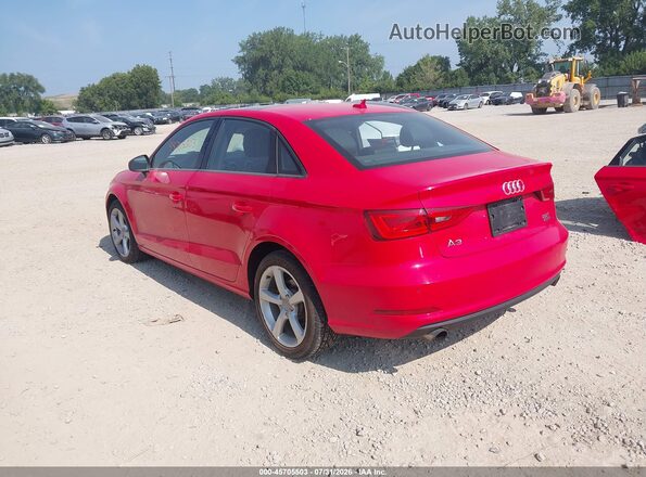 WAUB8GFF0G1048900 2016 AUDI A3 Red Հետևի ձախ