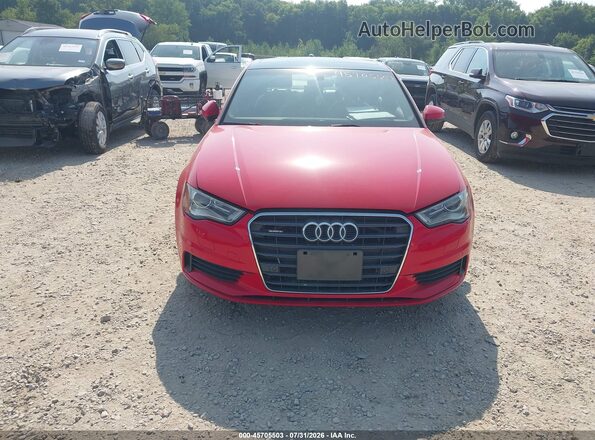 WAUB8GFF0G1048900 2016 AUDI A3 Red Սարքավորումների վահանակի տեսք