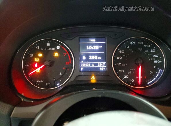 WAUB8GFF0G1082450 2016 AUDI A3 Серебряный Вид щитка приборов