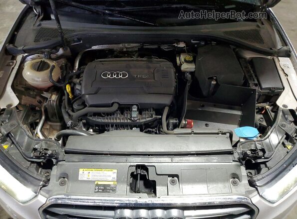WAUB8GFF0G1082450 2016 AUDI A3 Серебряный Вид задней части салона