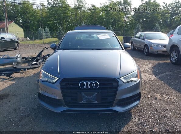 WAUB8GFF1G1109297 2016 AUDI A3 Gray Вид задньої частини салону