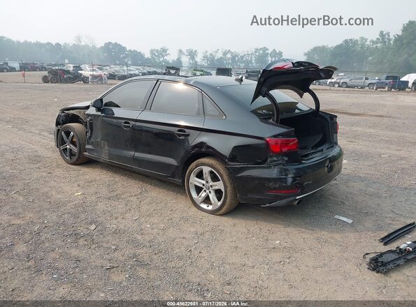 WAUB8GFF1H1058899 2017 AUDI A3 Black Rear left