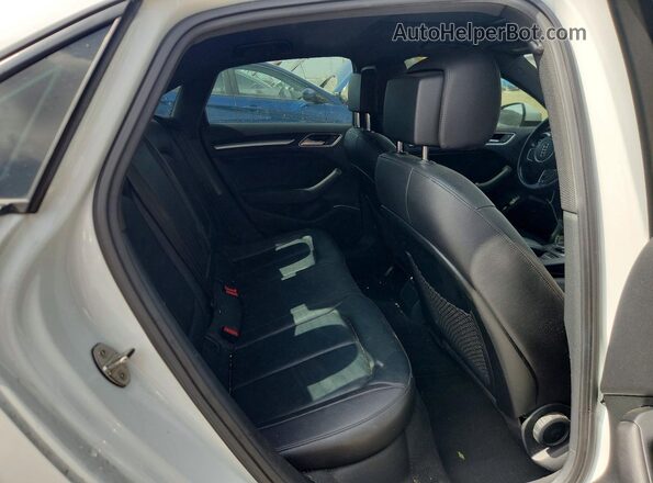 WAUB8GFF2G1043245 2016 AUDI A3 White Հետևի նստատեղերի տեսք