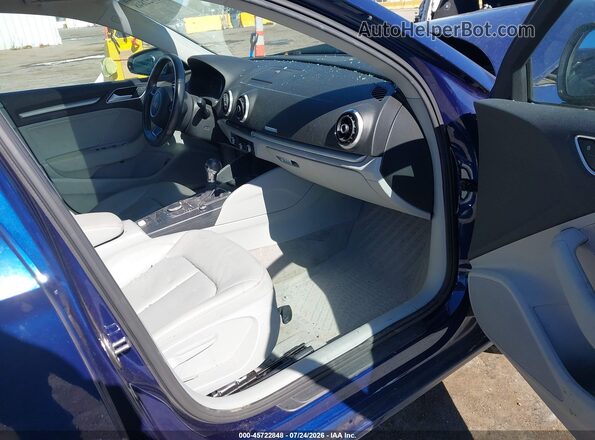 WAUB8GFF2G1068498 2016 AUDI A3 Dark Blue Front interior view