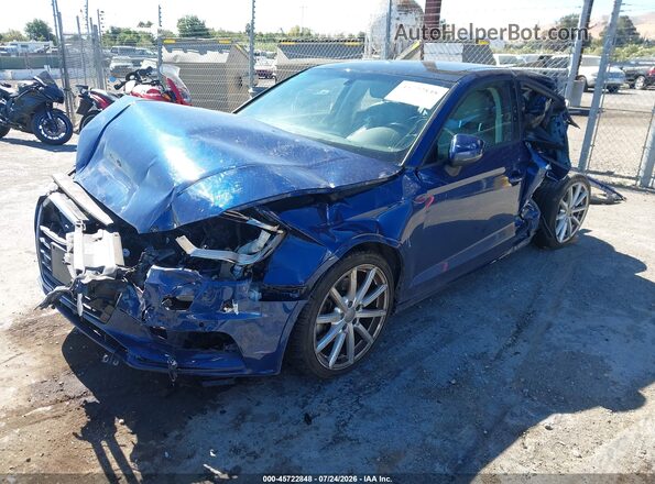 WAUB8GFF2G1068498 2016 AUDI A3 Dark Blue Front left