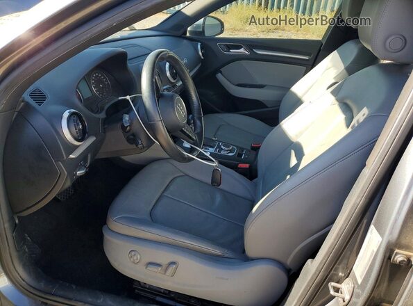 WAUB8GFF2H1024471 2017 AUDI A3 Gray Вид салону спереду