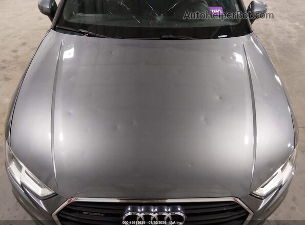 WAUB8GFF2H1054294 2017 AUDI A3 Gray Front view