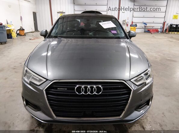 WAUB8GFF2H1054294 2017 AUDI A3 Gray Instrument cluster view