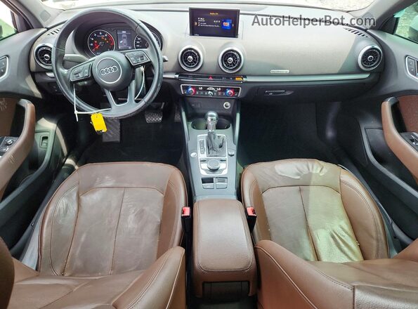 WAUB8GFF2H1074528 2017 AUDI A3 White Вид панелі приладів
