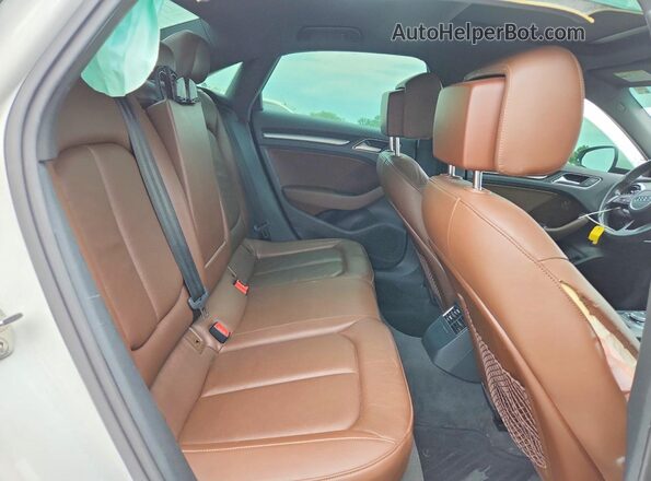 WAUB8GFF2H1074528 2017 AUDI A3 White Вид задніх сидінь