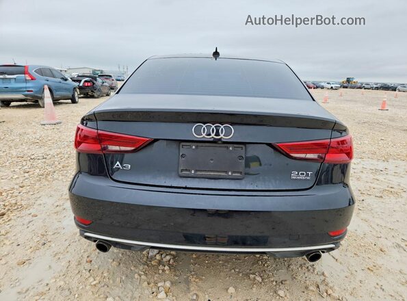 WAUB8GFF2H1078191 2017 AUDI A3 Black Հետևի տեսք