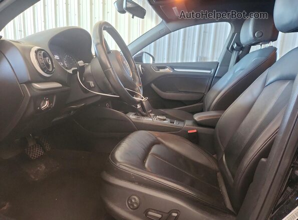 WAUB8GFF3G1031234 2016 AUDI A3 Black Front interior view