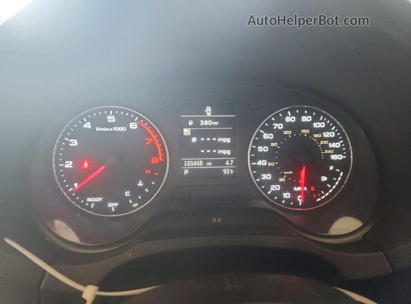 WAUB8GFF3G1031234 2016 AUDI A3 Black Instrument cluster view